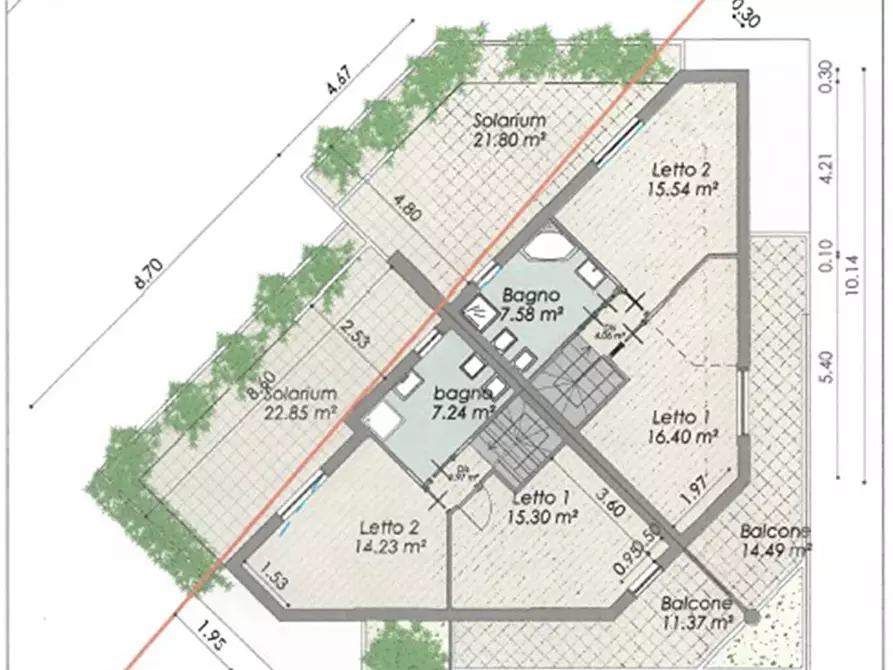 Immagine 3 di Terreno residenziale in vendita  in Vivaldi a Osio Sopra