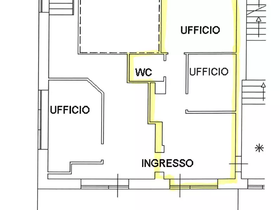 Immagine 1 di Ufficio in affitto  a Fano