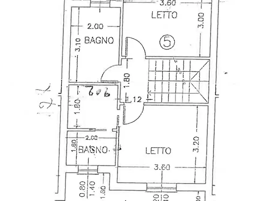 Immagine 3 di Villetta a schiera in vendita  in via Lago di Resia a Pesaro