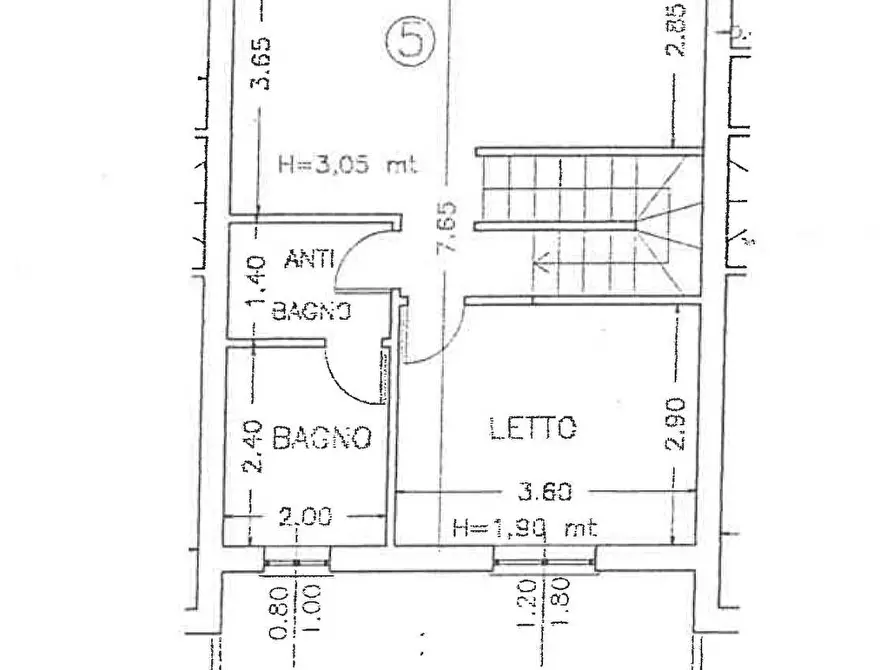 Immagine 4 di Villetta a schiera in vendita  in via Lago di Resia a Pesaro