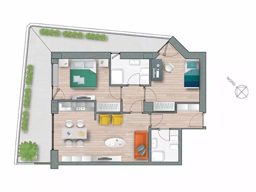 Immagine 1 di Appartamento in vendita  in Viale Fiume a Pesaro