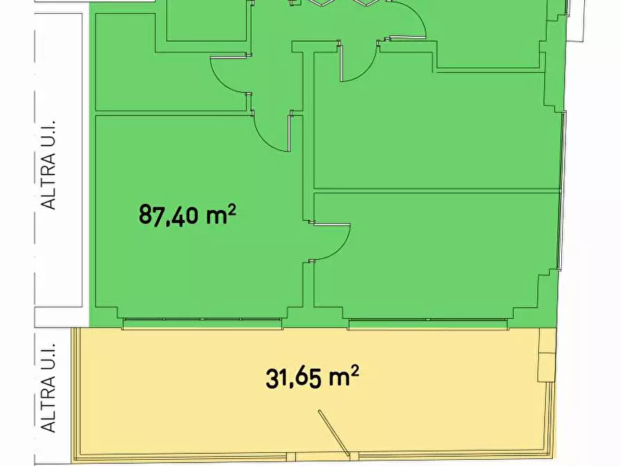 Immagine 3 di Appartamento in vendita  in Via Flaminia a Pesaro