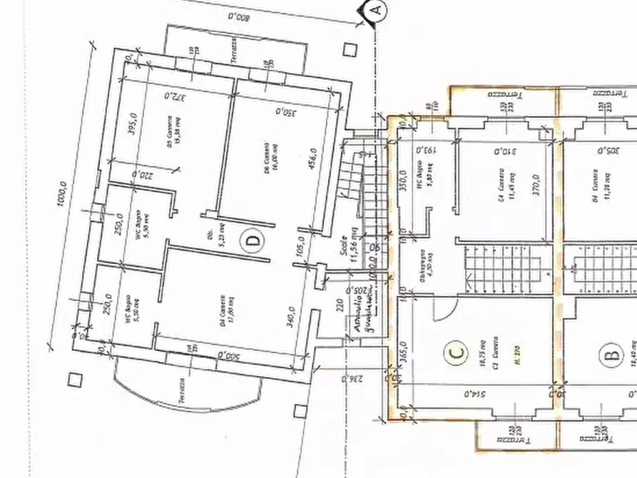 Immagine 16 di Villetta a schiera in vendita  a Chitignano