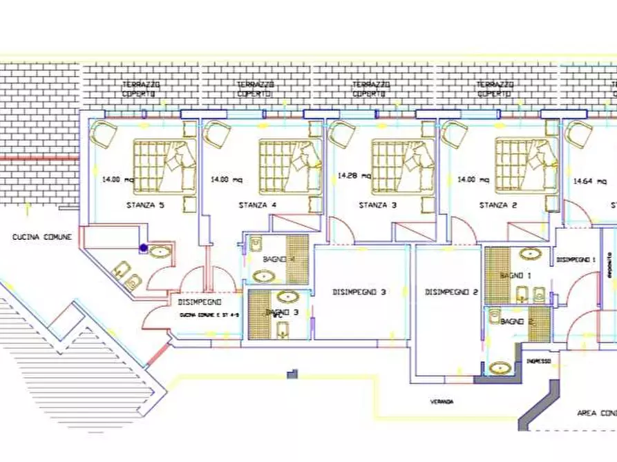 Immagine 18 di Attico in vendita  in via teocrito a Catania