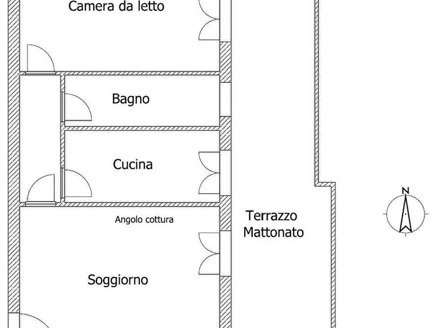 Immagine 28 di Appartamento in vendita  in Via Del Fosso Di Santa Maura a Roma