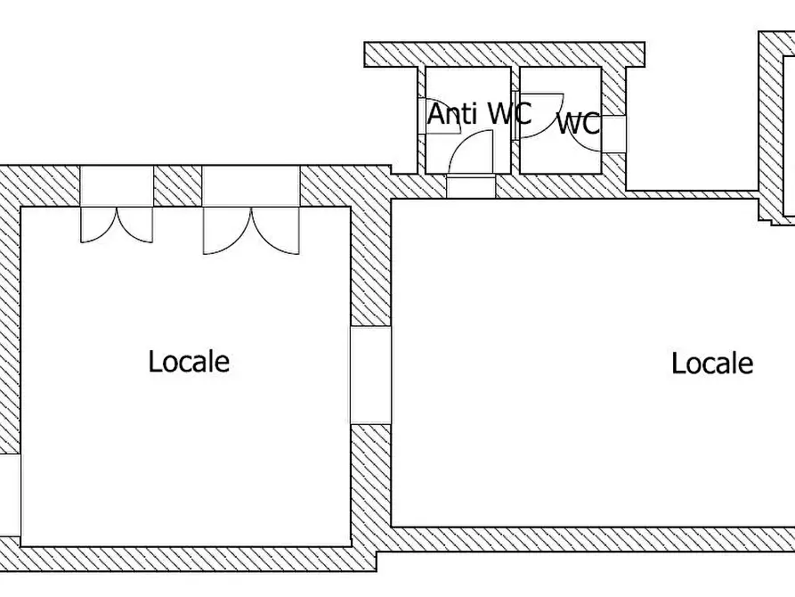 Immagine 14 di Locale commerciale in vendita  in via alenda a Roma