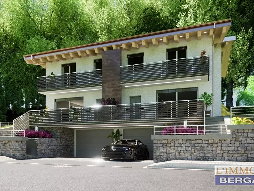 Immagine 2 di Villa in vendita  in Via Rossini a Sant'omobono Terme