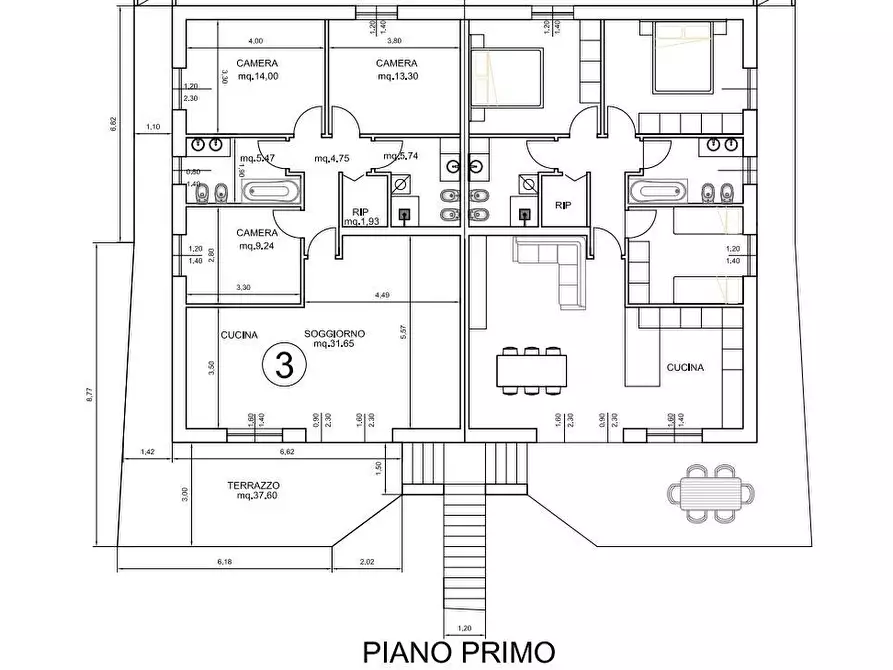Immagine 11 di Appartamento in vendita  in via Fornasotto a Pontirolo Nuovo