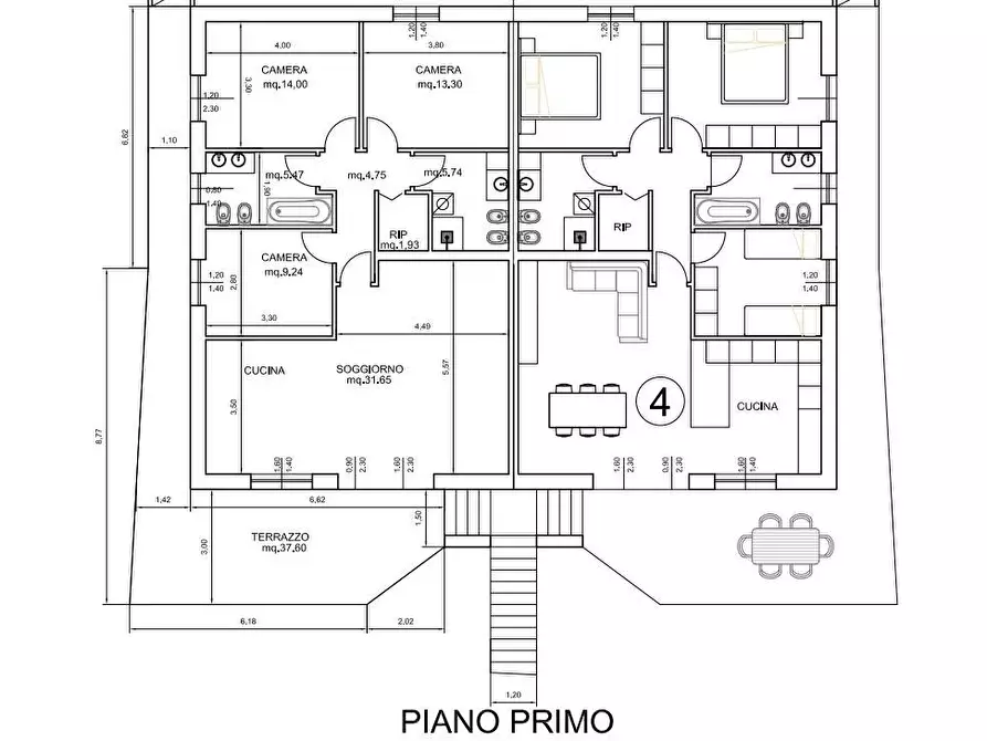 Immagine 12 di Appartamento in vendita  in via Fornasotto a Pontirolo Nuovo