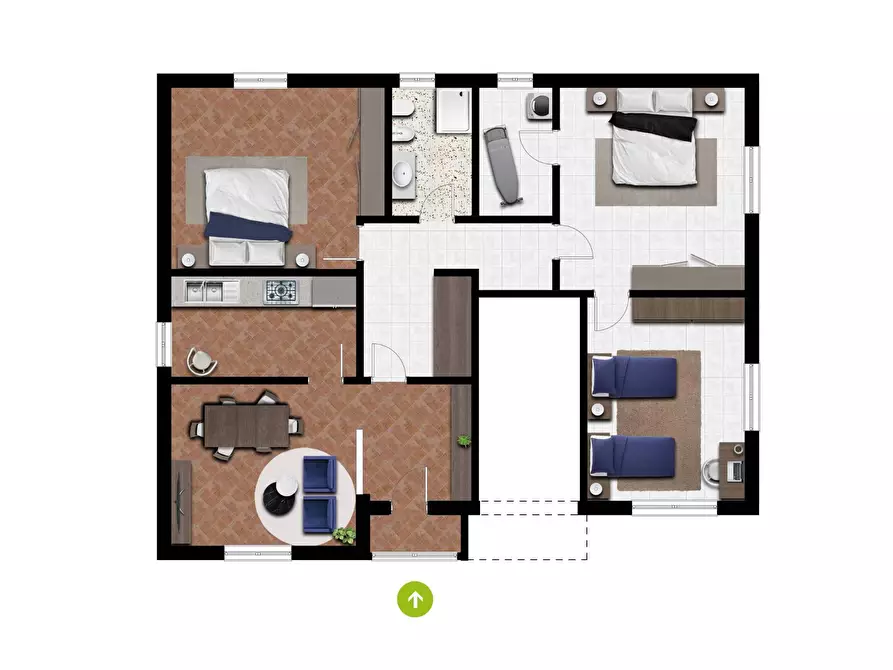 Immagine 24 di Appartamento in vendita  in via emilia romagna a Gabicce Mare