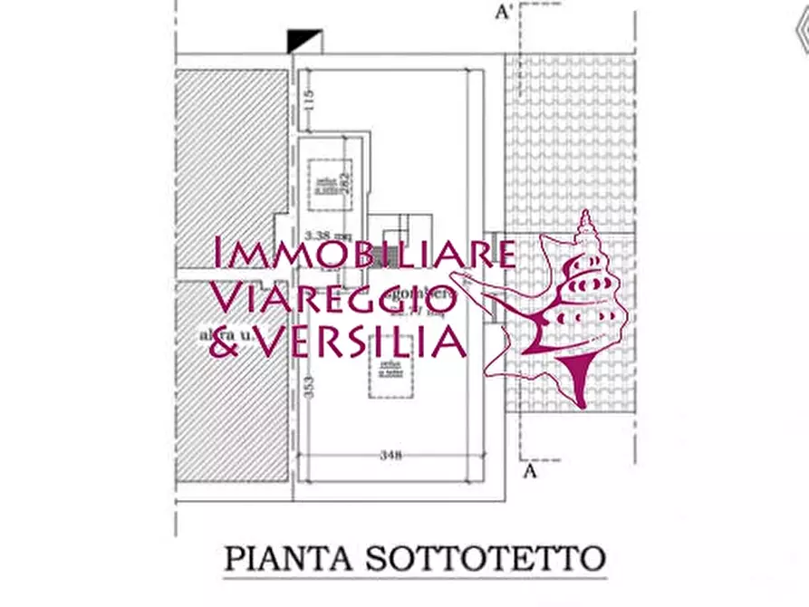 Immagine 10 di Villetta a schiera in vendita  in via delle serre a Camaiore