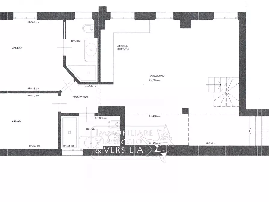 Immagine 25 di Attico in vendita  in viale Giosue Carducci a Viareggio