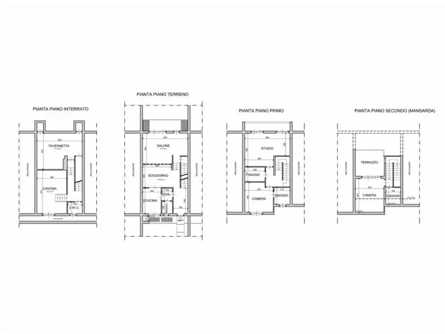 Immagine 21 di Villetta a schiera in vendita  in Superga a Baldissero Torinese