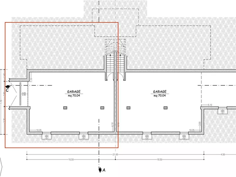 Immagine 9 di Casa bifamiliare in vendita  in Pompeiana a Fermo