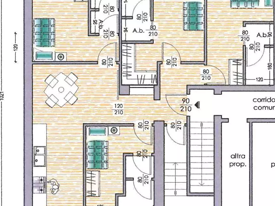 Immagine 24 di Appartamento in vendita  in degli Umiliati a Milano