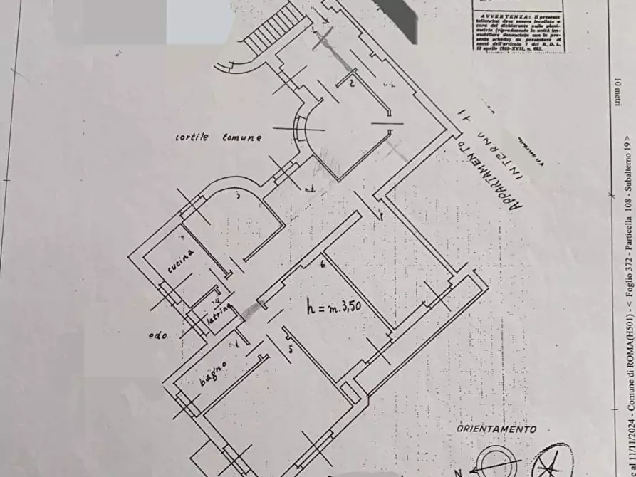 Immagine 26 di Appartamento in vendita  in Piazzale Degli Eroi a Roma