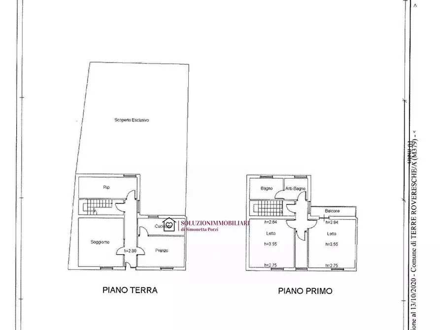 Immagine 18 di Villetta a schiera in vendita  in via roma a Terre Roveresche