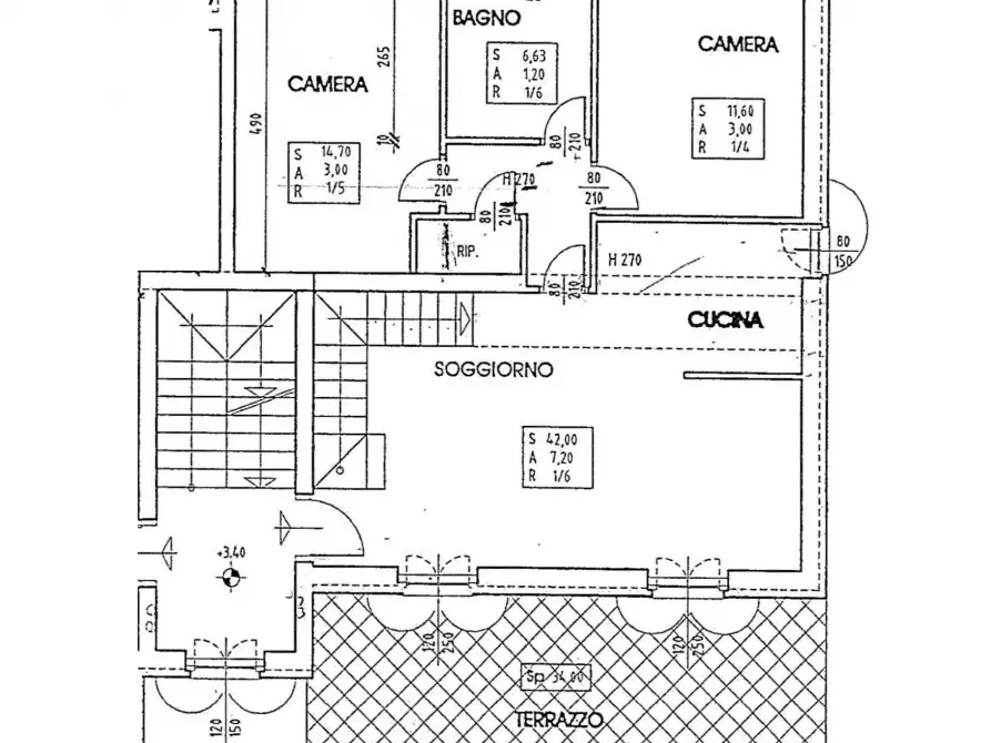 Immagine 3 di Appartamento in vendita  in mozart a Rottofreno