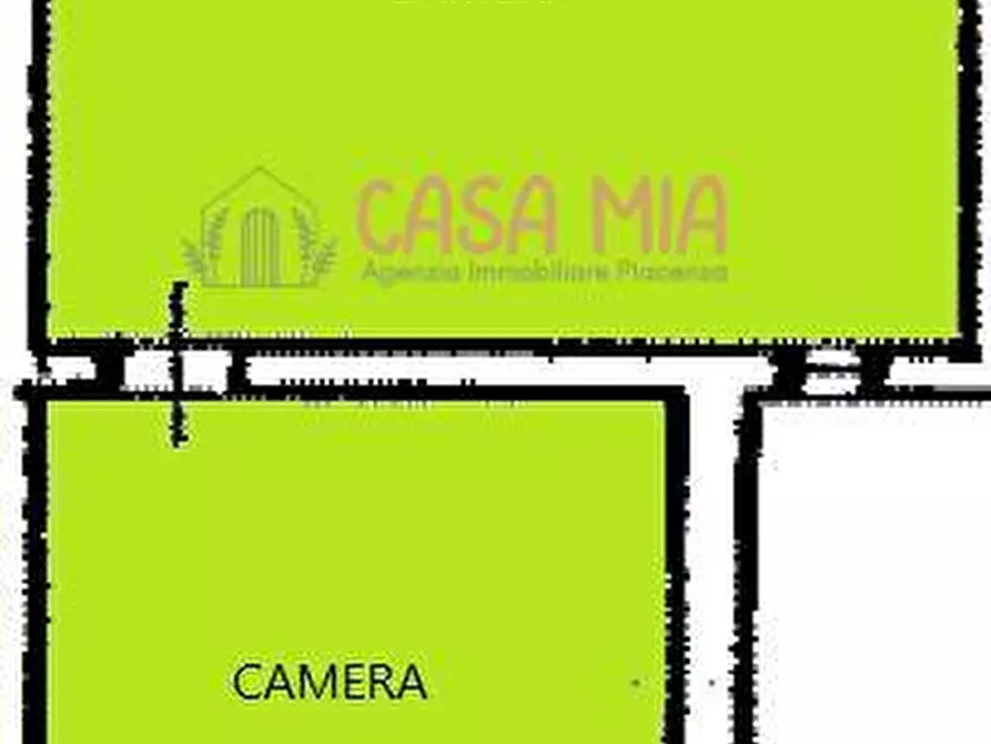 Immagine 7 di Casa semindipendente in vendita  in via mazzini a Calendasco