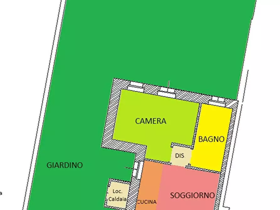 Immagine 22 di Appartamento in vendita  in Località castellzzo sotto a Calendasco