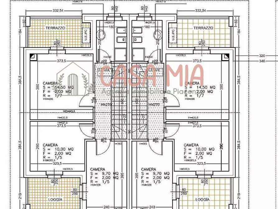 Immagine 13 di Villetta a schiera in vendita  in Via mozart a Rottofreno