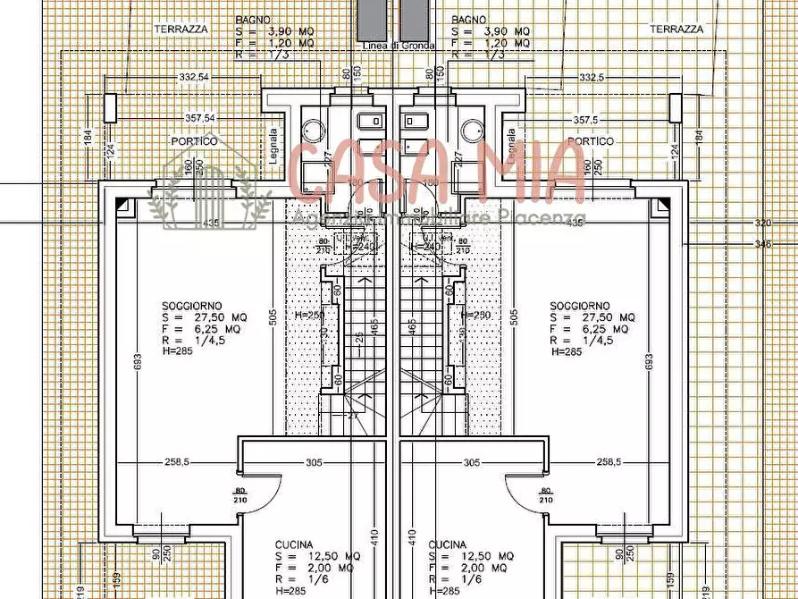 Immagine 14 di Villetta a schiera in vendita  in Via mozart a Rottofreno
