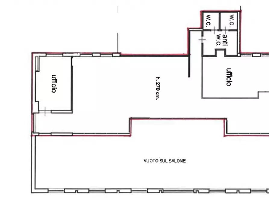 Immagine 11 di Ufficio in affitto  in Via Pietro Giordani a Piacenza