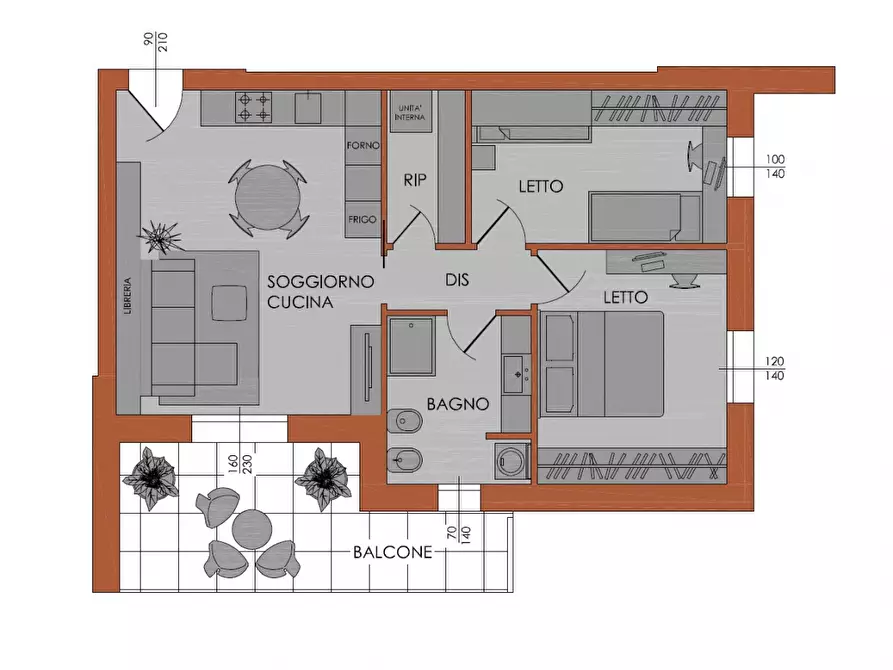 Immagine 12 di Appartamento in vendita  in Via Nure a Piacenza
