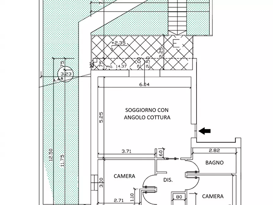 Immagine 5 di Appartamento in vendita  in VIALE EUROPA a Pontenure