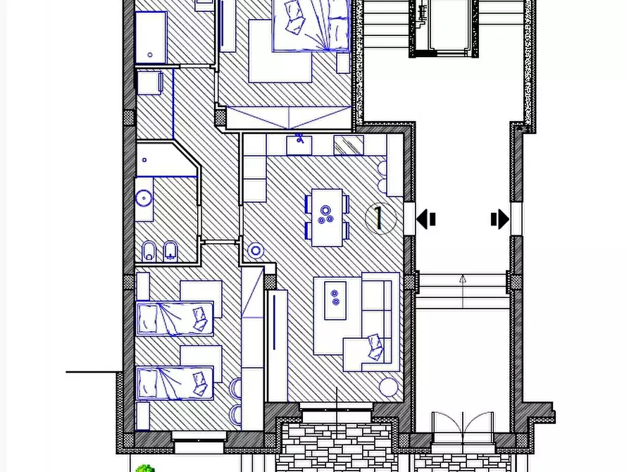 Immagine 4 di Appartamento in vendita  in Via Cavour a San Giorgio Piacentino