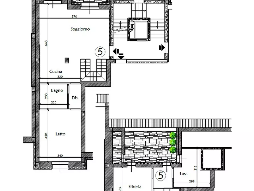 Immagine 6 di Appartamento in vendita  in Via Cavour a San Giorgio Piacentino