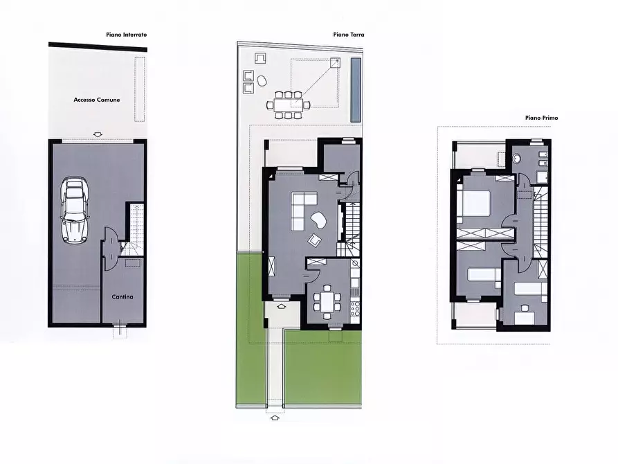 Immagine 6 di Villa in vendita  in Via Vescovi a Rottofreno