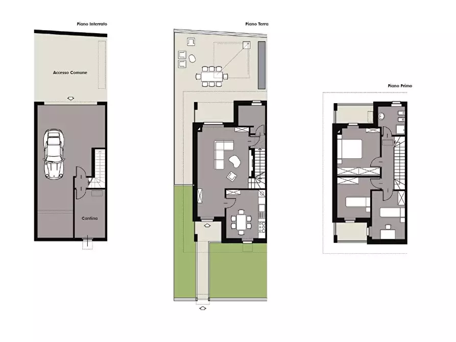 Immagine 5 di Villa in vendita  in Via Vescovi a Rottofreno