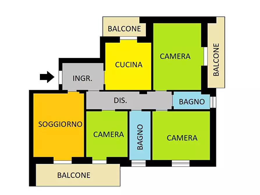 Immagine 25 di Appartamento in vendita  in Via Gian Maria Damiani a Piacenza