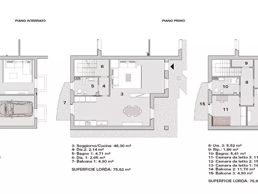 Immagine 4 di Villa in vendita  in Via Don Molinari a Podenzano