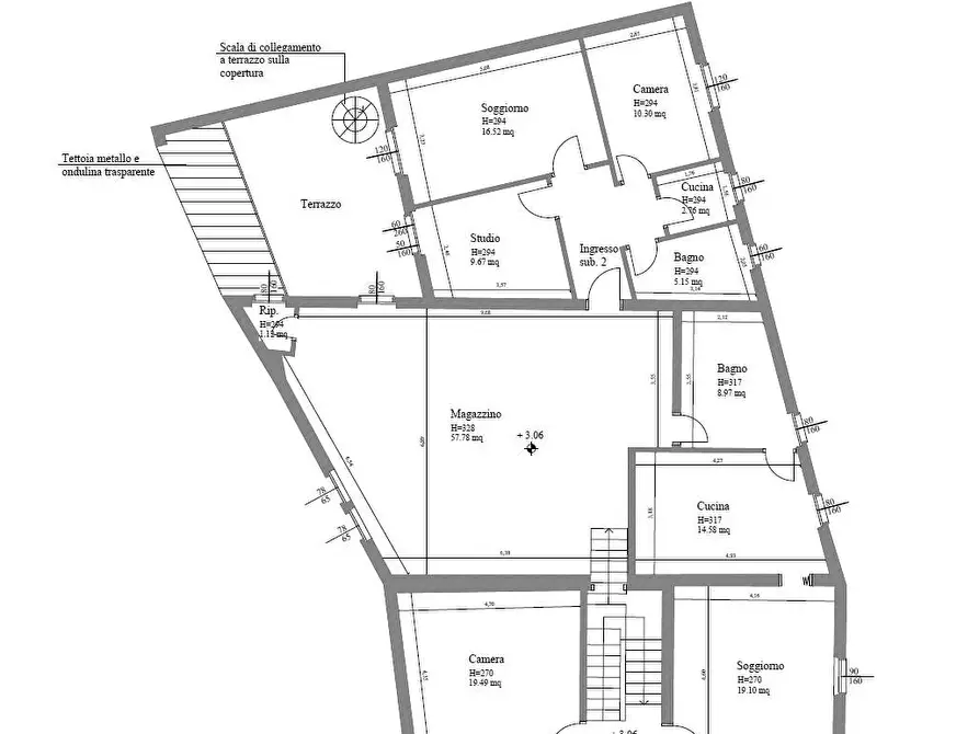 Immagine 12 di Casa indipendente in vendita  in Via XXV Aprile a Agazzano