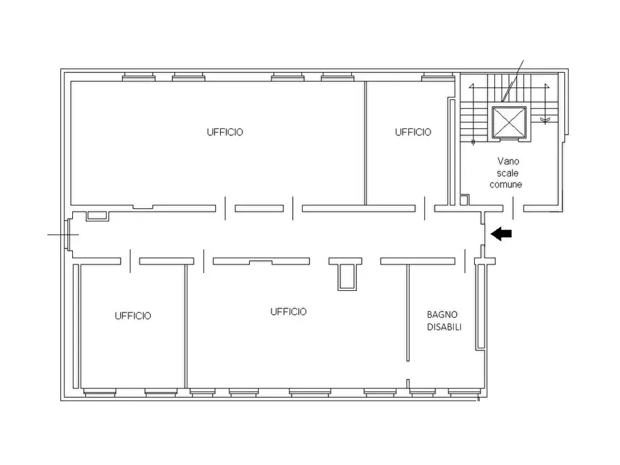 Immagine 8 di Ufficio in affitto  in Via Pietro Giordani a Piacenza