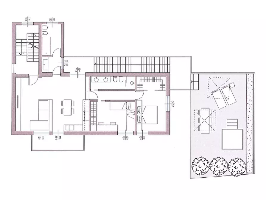 Immagine 10 di Appartamento in vendita  in via IV novembre a Rottofreno