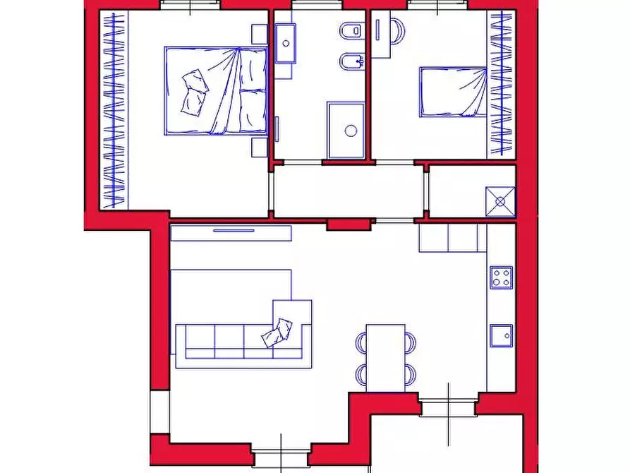 Immagine 5 di Appartamento in vendita  in Via Alicata a Rottofreno
