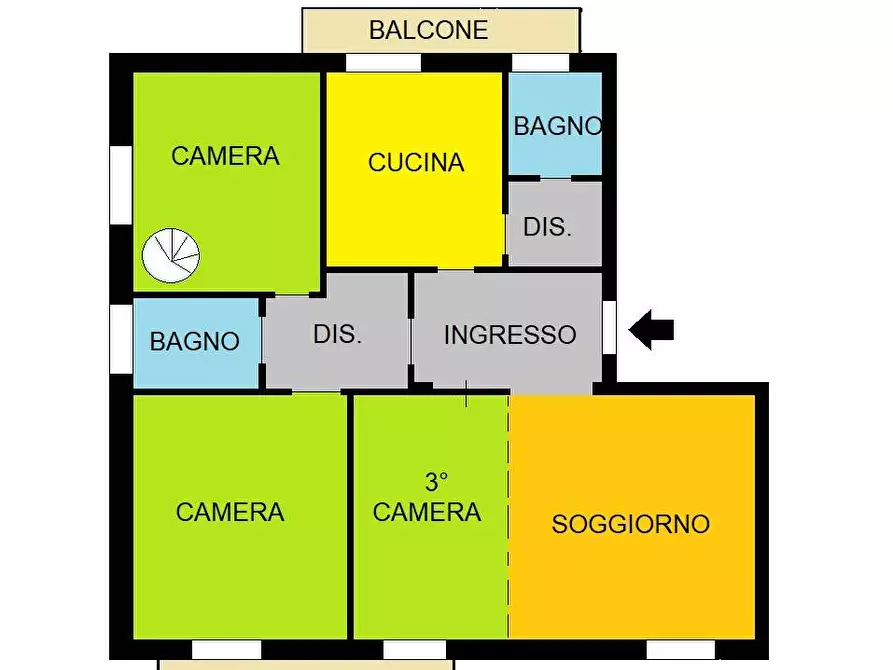 Immagine 22 di Appartamento in vendita  in Via Broglio a Piacenza