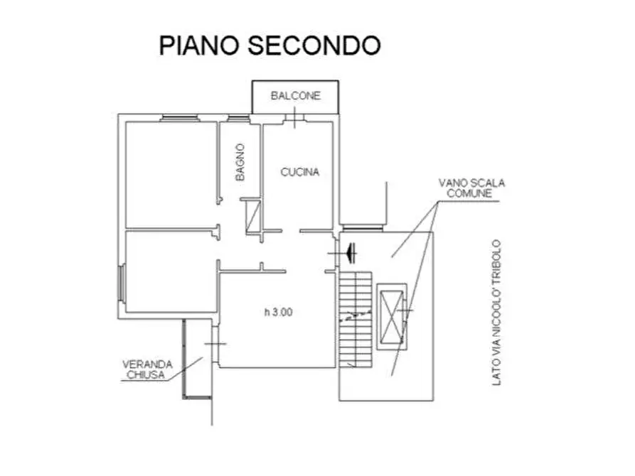 Immagine 13 di Appartamento in vendita  in via Tribolo a Firenze