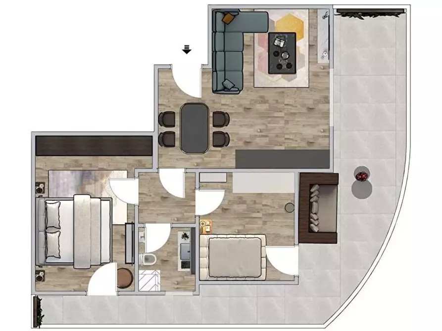 Immagine 20 di Appartamento in vendita  in Paolo Marconi a Rimini