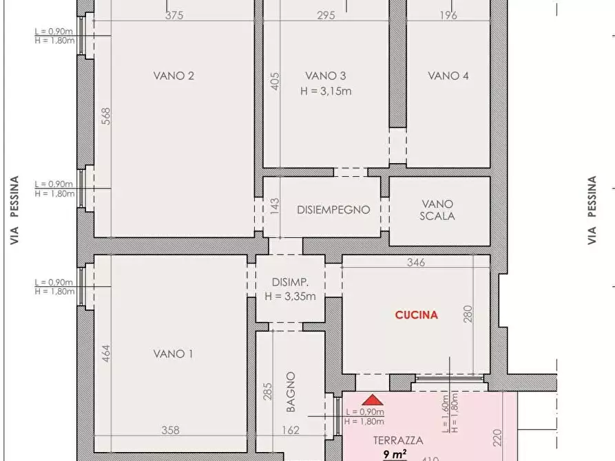 Immagine 13 di Appartamento in vendita  in VIA PESSINA a Sedriano