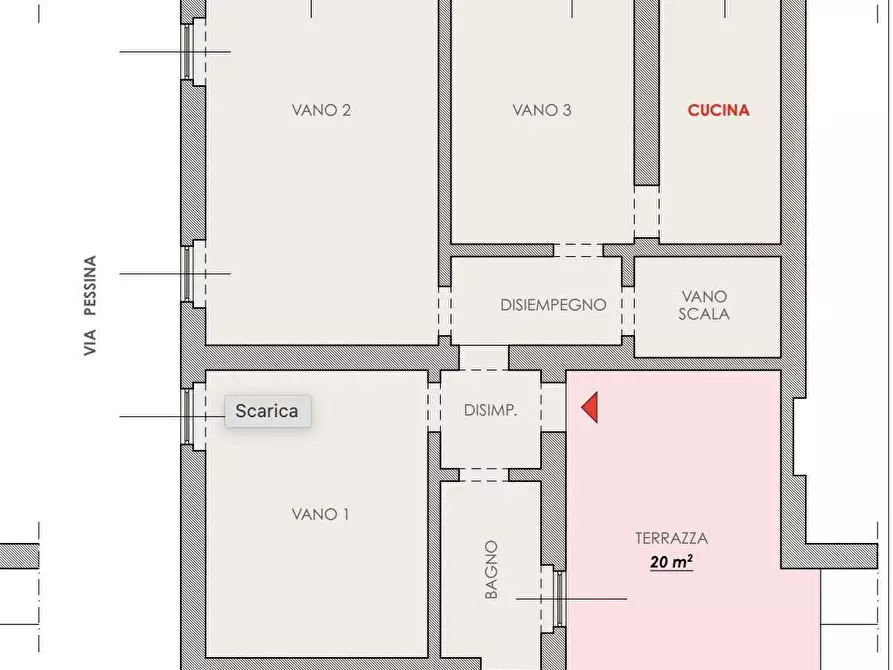 Immagine 14 di Appartamento in vendita  in VIA PESSINA a Sedriano