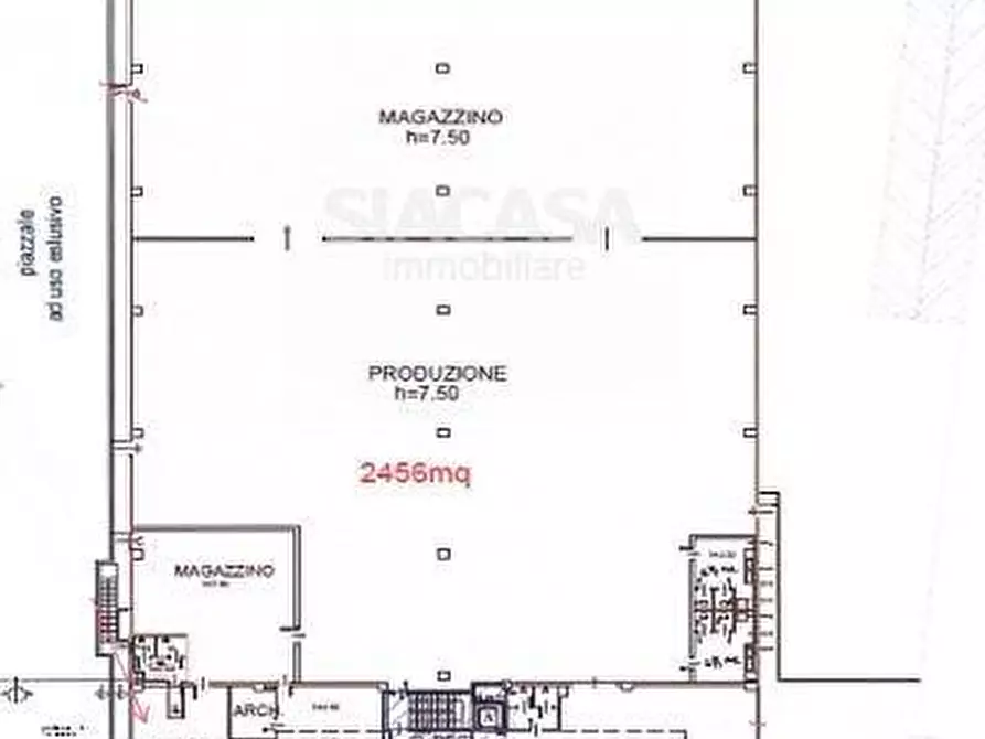 Immagine 13 di Capannone industriale in affitto  a Mezzago
