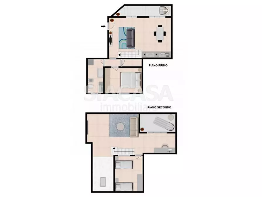 Immagine 24 di Appartamento in vendita  in via Mazzini a Cornate D'adda