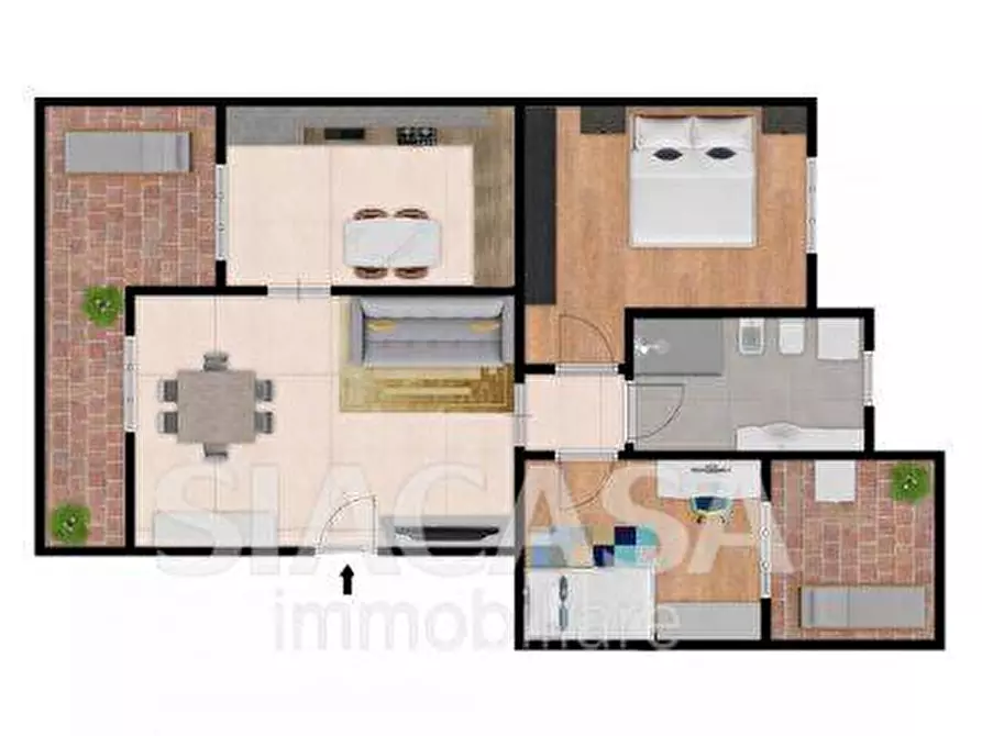 Immagine 23 di Appartamento in vendita  in via Carlo Porta a Cambiago