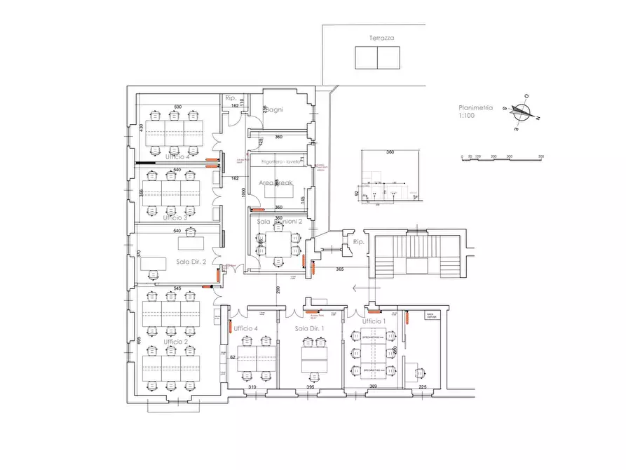 Immagine 22 di Ufficio in affitto  in Via Flaminia a Roma