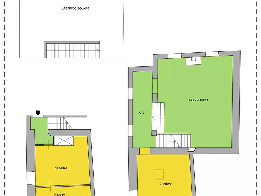 Immagine 26 di Appartamento in vendita  in Piazza dell'Oca a Sutri