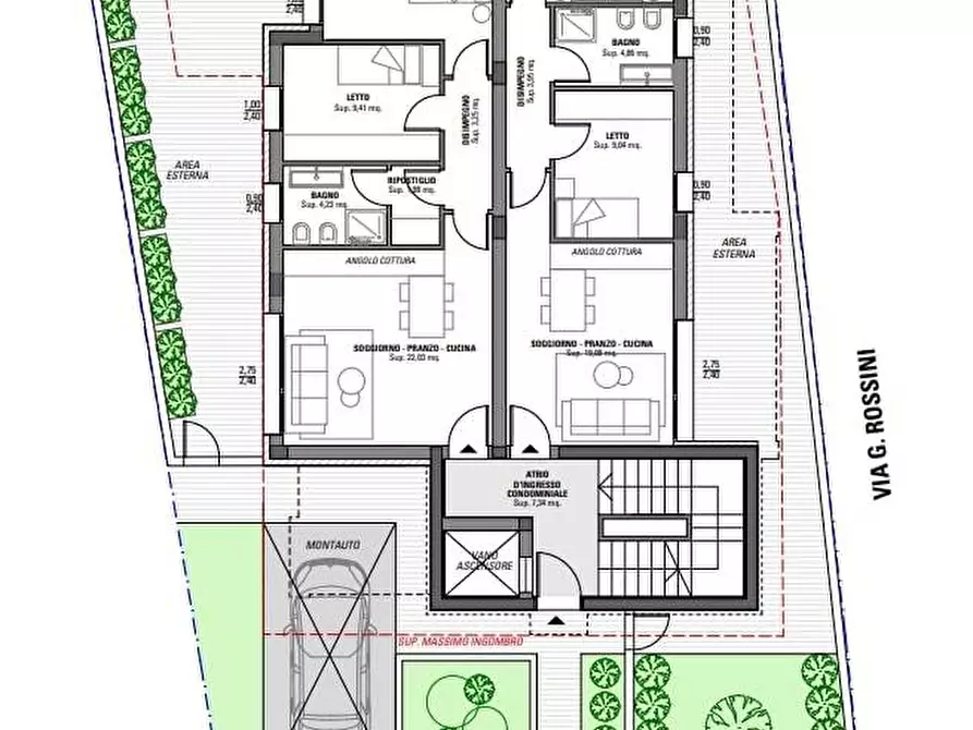 Immagine 3 di Appartamento in vendita  in Via Risorgimento a Cattolica